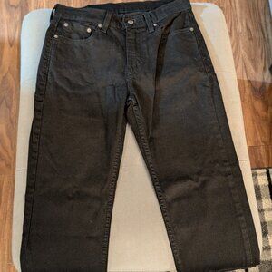 Levi’s 514 Men’s Jeans Sz 28x30 Black Straight Fit Stretch Denim